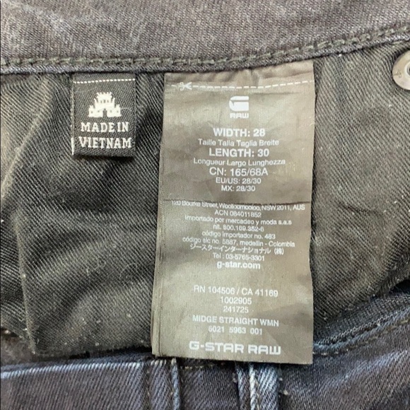 G-star Raw dark blue jeans size 28 - Picture 4 of 9